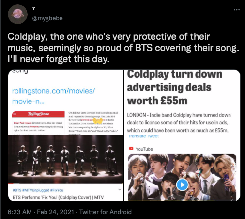 Những lần 'thả hint' cực chất giữa BTS và Coldplay trước 'cú bắt tay lịch sử' khiến netizen nức lòng Ảnh 2