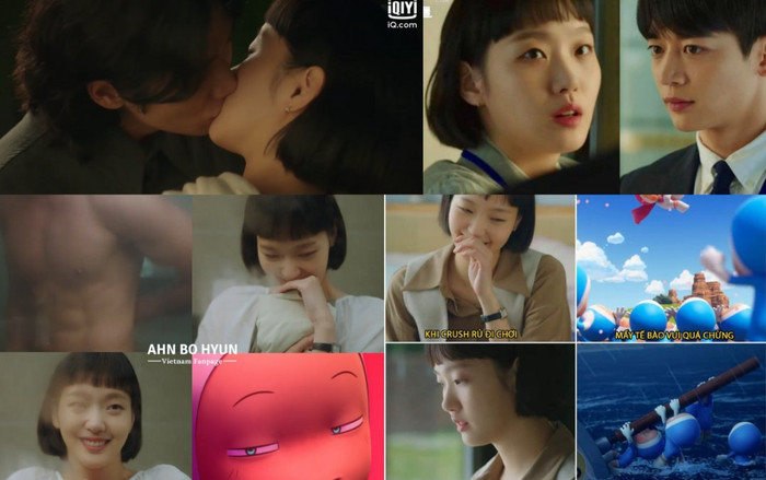 'Tế bào của Yumi': Chết cười Kim Go Eun ngố tàu và Ahn Bo Hyun hóa trai quê, tập 4 đã có 'first kiss' Ảnh 2