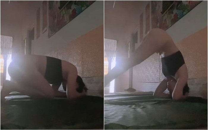 Mặc chiếc quần 'hư hỏng' trồng cây chuối, người phụ nữ bị 'ném đá': 'Ai nói với tôi cô ấy mặc quần đi' Ảnh 2