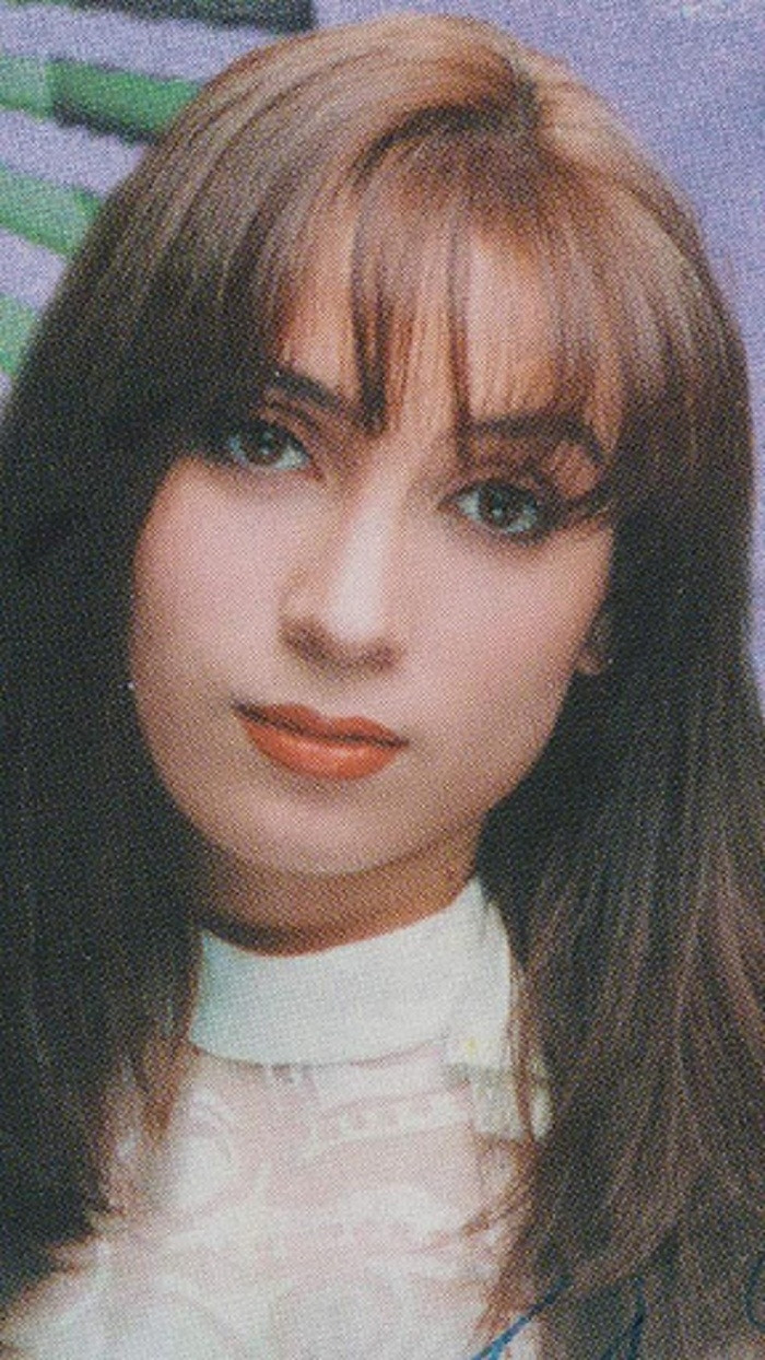 Thời này cô rất thích để tóc mái thưa&nbsp;