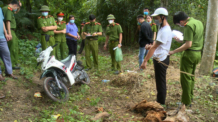 Hiện trường xảy ra sự việc.