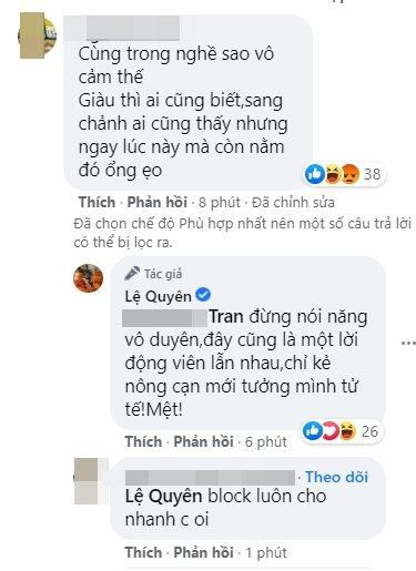 Đăng chia sẻ về sự ra đi của ca sĩ Phi Nhung, Lệ Quyên bị chỉ trích và màn 'đáp trả' cực gắt Ảnh 4