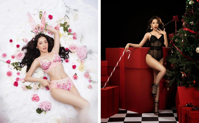 Dù có nhiều tranh cãi về trang phục, cách tạo dáng sến sẩm nhưng quả thật, không thể phủ nhận đường cong nóng bỏng, vẻ ngoài quyến rũ được phô diễn cách tối đa. 