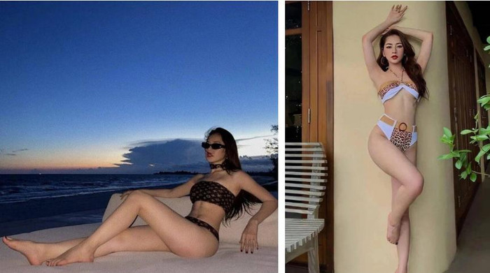 Trên các bãi biển, hồ bơi là sàn diễn cho Chi Pu khoe khéo vóc dáng nóng bỏng. 