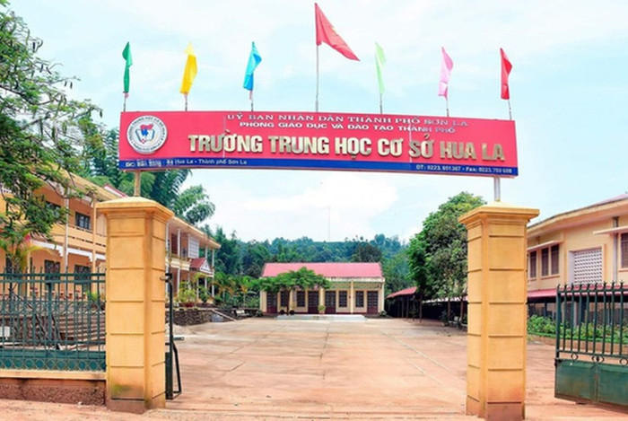 Trường THCS Hua La. (Ảnh: FB Trường THCS Hua La).