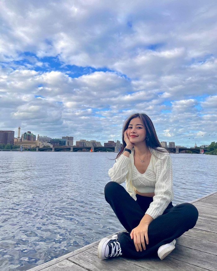 Hình ảnh rạng rỡ của cô nàng tại Mỹ