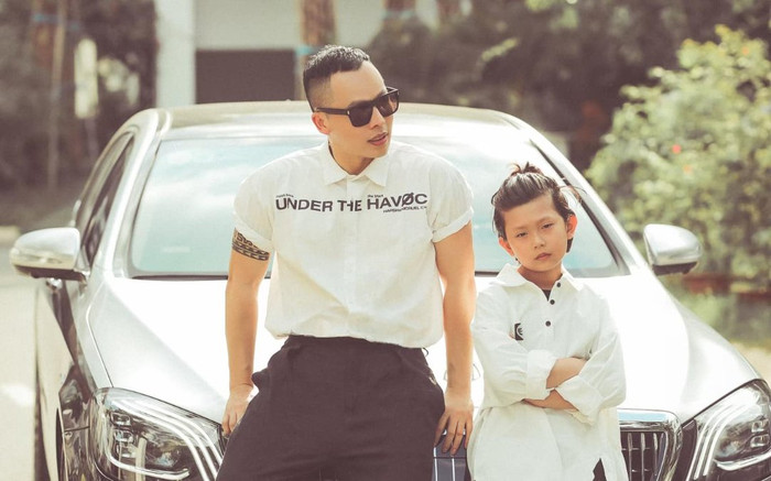 Vũ Khắc Tiệp khoe ảnh con nuôi với Ngọc Trinh, nhiều người dự đoán nhóc tỳ là 'soái ca' tương lai Ảnh 2