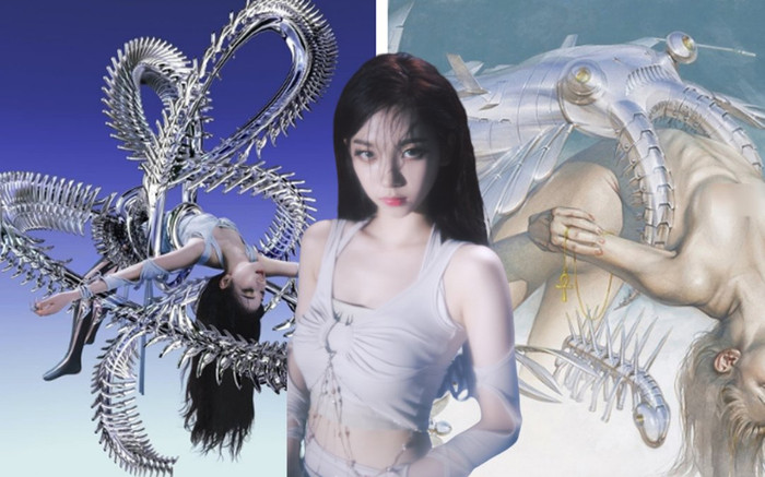 Ảnh teaser được khen tới tấp của Karina (aespa) có nhiều điểm tương đồng với tranh từ họa sĩ Nhật Bản Ảnh 2