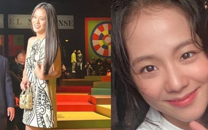 Vừa bị chê chân kém nuột, Jisoo (BLACKPINK) lại xuất hiện với hình ảnh tóc tai rũ rượi Ảnh 2