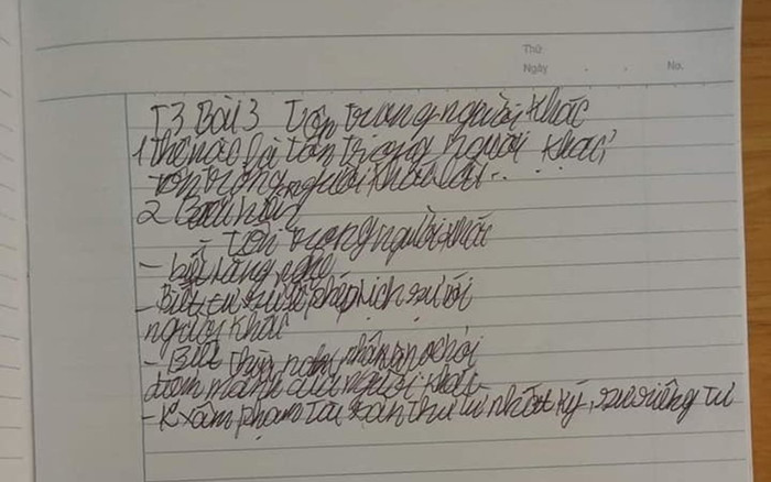 Nam sinh viết chữ xấu 'kinh hoàng', chị gái phàn nàn thì nhận được lời trả treo phát tức Ảnh 2