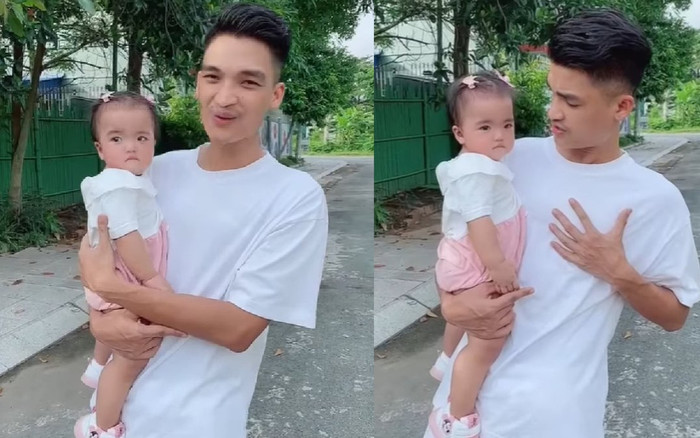 Mạc Văn Khoa ôm con hát 'kể khổ', biểu cảm của Minnie khiến dân tình cười ngất Ảnh 2