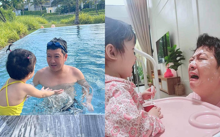 Lần hiếm hoi Trường Giang chia sẻ ảnh cận mặt con gái cưng Ảnh 2