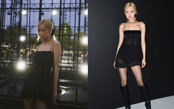 Tiết lộ 'mẹo' tạo dáng tại Tuần lễ thời trang Paris, Rosé (BLACKPINK) khiến fan trầm trồ vì quá dễ thương Ảnh 2