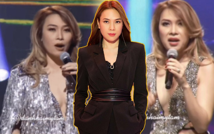 Đang hát mà 'mắc ho', Mỹ Tâm có ngay màn xử lý đầy duyên dáng nhưng cũng 'lầy lội' không kém Ảnh 2