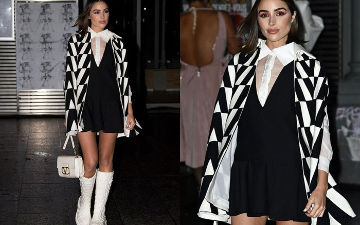 Khác hẳn thường ngày, Hoa hậu Olivia Culpo bỗng kín như bưng tại sự kiện thời trang Ảnh 2