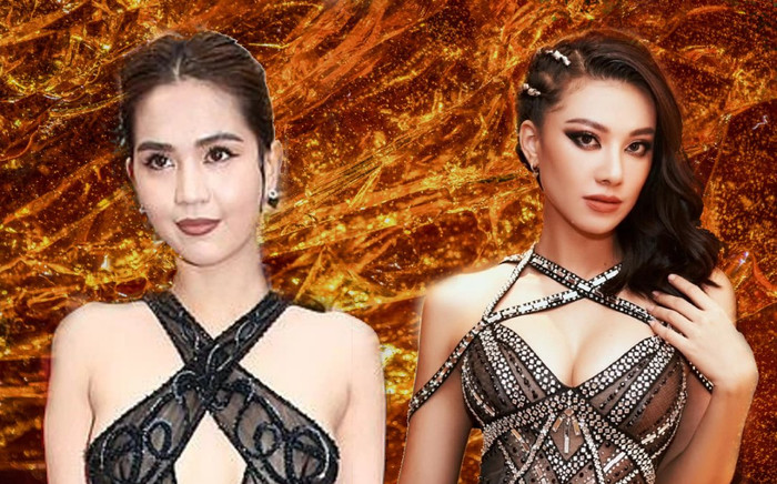 Kim Duyên úp mở kiểu đầm giống chiếc váy 'tốn giấy mực' của Ngọc Trinh Ảnh 2