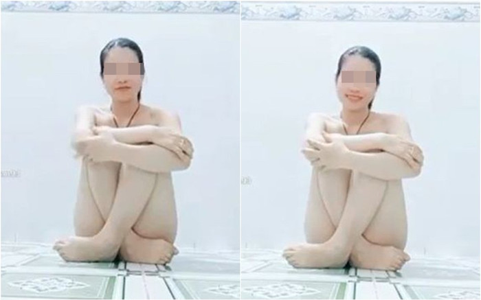 Quay clip với tư thế ngồi 'lạ mà quen', cô gái khiến cư dân mạng hú hồn vì 'mặc như không' Ảnh 2