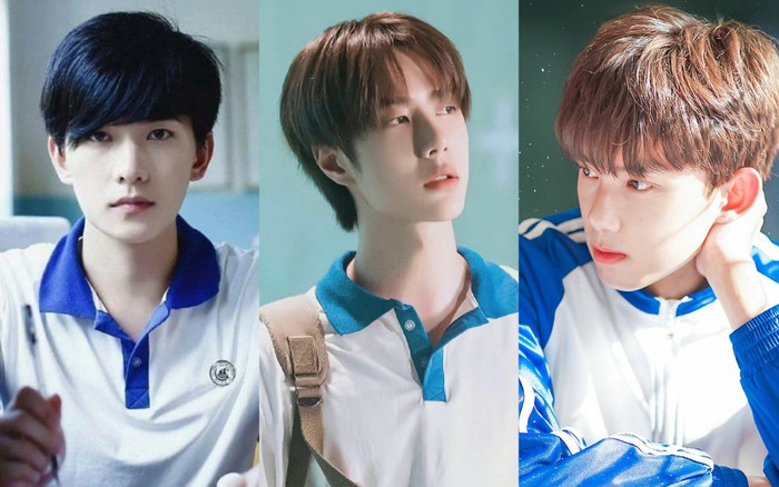 Dàn nam thần Cbiz diện đồng phục học sinh: Nhất Bác đáng yêu, Cung Tuấn - Uy Long chuẩn soái ca bàn bên Ảnh 2