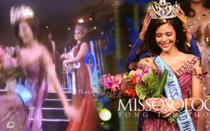 Miss World Philippines bị 'té sấp mặt' 2 lần trong đêm chung kết dài 5 tiếng rưỡi Ảnh 2
