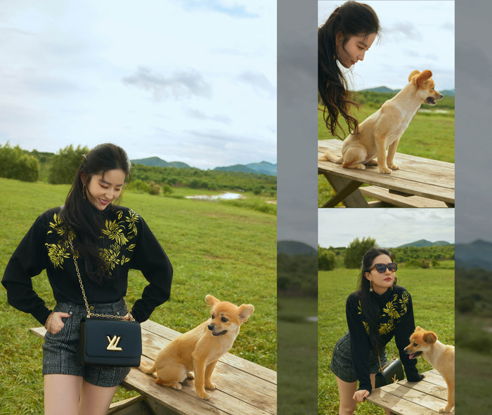 Hình ảnh đi dã ngoại vừa qua của Lưu Diệc Phi được cô post trên Instagram và Weibo thu hút sự quan tâm của khán giả 