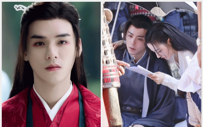 Bỏ rơi Cung Tuấn, Địch Lệ Nhiệt Ba khoác vai nam thứ cực tình ở hậu trường 'An lạc truyện' Ảnh 2