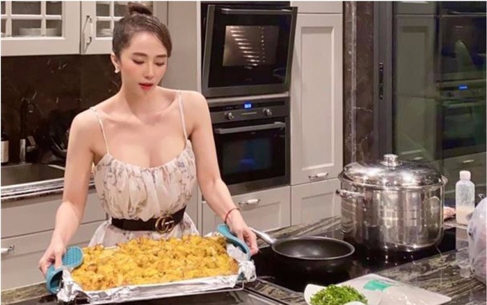 'Cá sấu chúa' Quỳnh Nga đăng hình thả thính nhưng bị lộ chỉnh ảnh đến kì lạ Ảnh 2