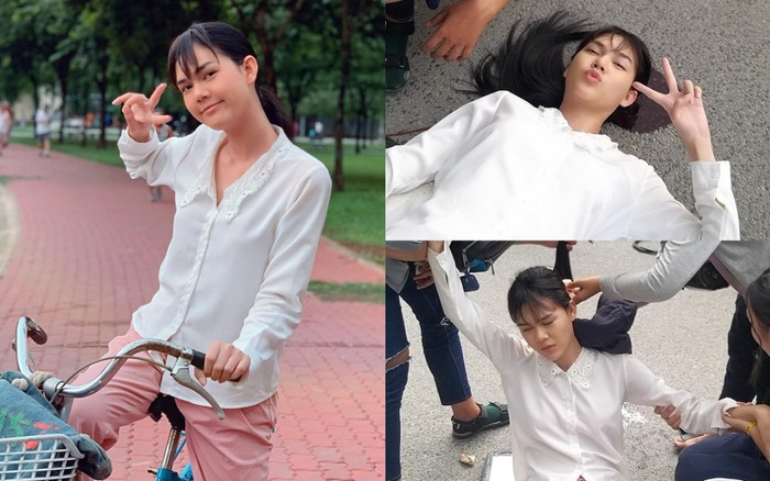 Lê Ngọc Trinh suýt bị xe tông, mất trí nhớ tạm thời khi đang đóng phim Ảnh 2