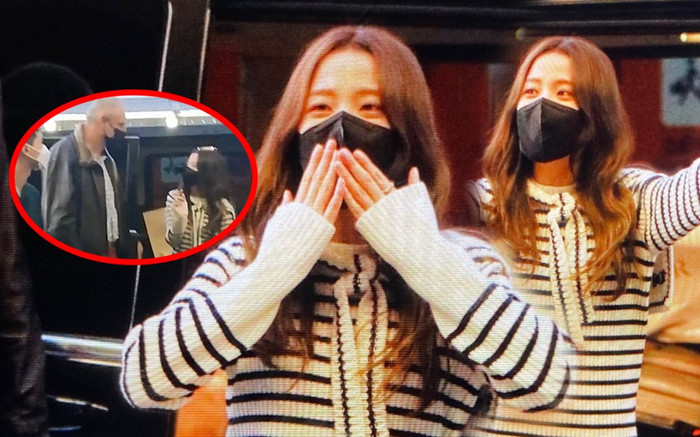 Clip: Jisoo (BlackPink) yêu cầu vệ sĩ được nán lại chào fan trước khi về Hàn sau Tuần lễ thời trang Paris Ảnh 2