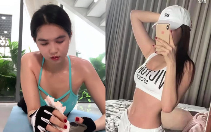 Ngọc Trinh khoe ảnh tập luyện chăm chỉ đến mướt mồ hôi, gặp cả 'sự cố' để đổi lấy 'vòng eo con kiến' Ảnh 2