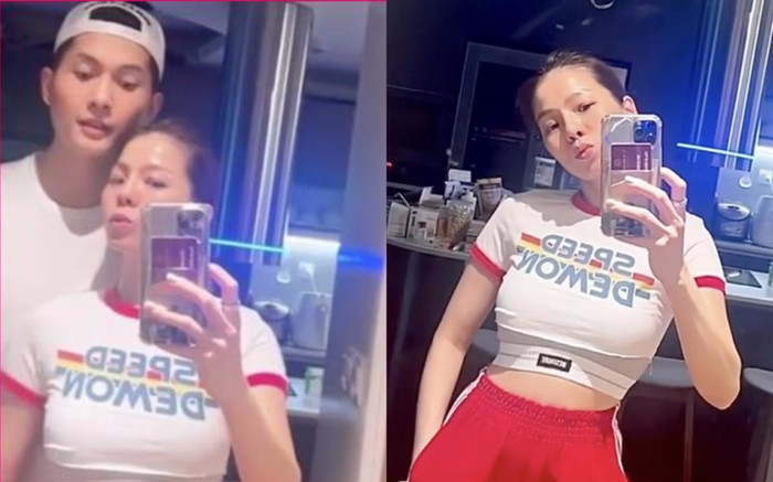 Lệ Quyên làm sao để không phản cảm khi mặc croptop lấp ló gò bồng đào? Ảnh 2