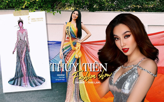 Tiệc thời trang ngoài trời tại Miss Grand: Chờ đợi Thùy Tiên catwalk 'lốc xoáy ngân hà' Ảnh 2