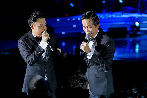 Dương Triệu Vũ và Hoài Linh.