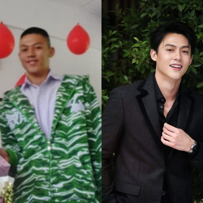 Thuở còn cắp sách đến trường, Mark Prin cũng từng có thân hình khá tròn trịa, để lộ rõ khuôn mặt bầu bĩnh. Tuy nhiên các đường nét hoàn hảo vẫn giúp anh chàng lọt danh sách hội trai đẹp trong trường. Mark Prinxứng đáng lọt top mỹ nam 'dậy thì thành công' nhất bởi sự thăng hạng từ gương mặt đến vóc dáng.