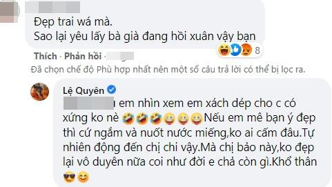 Lâm Bảo Châu bị hỏi 'sao lại yêu bà già hồi xuân', Lệ Quyên đáp thế nào mà dân tình nhận xét 'cực gắt'? Ảnh 2