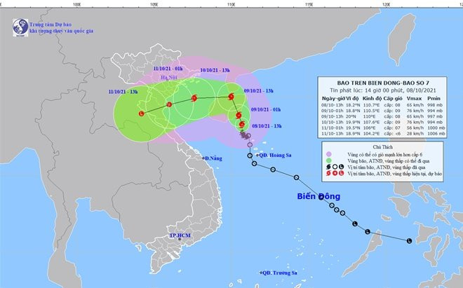 Bão số 7 có khả năng mạnh thêm, gây mưa lớn ở Bắc Bộ những ngày tới Ảnh 2