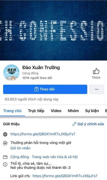 Hàng loạt fanpage các trường Đại học bị đổi tên thành 'Đào Xuân Trường' khiến giới sinh viên xôn xao Ảnh 1