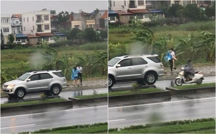 Clip: Cặp đôi đứng cãi nhau trong mưa, đoạn kết khiến dân tình 'cười bò', cô gái được 'khen nức nở' Ảnh 2