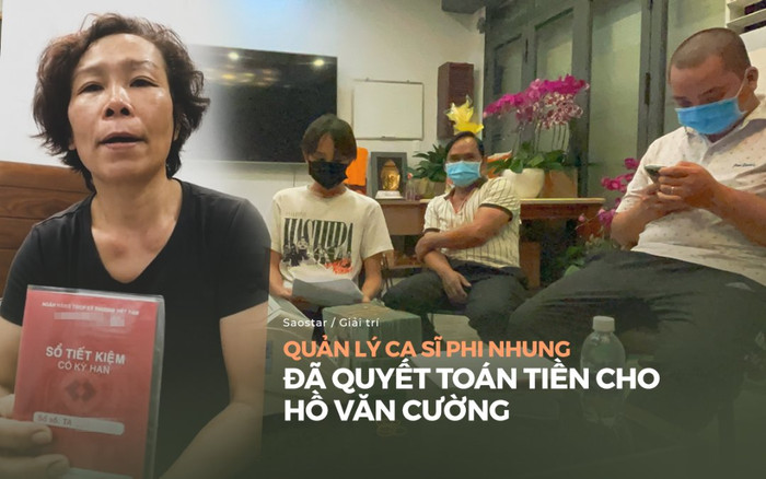 Quản lý Phi Nhung đã quyết toán xong tiền cho Hồ Văn Cường