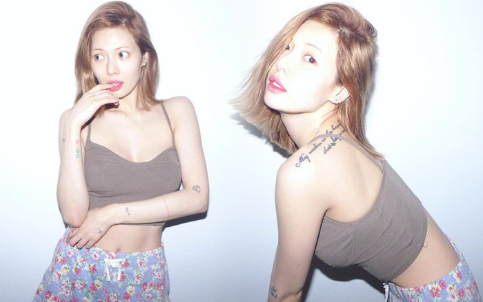 HyunA khiến fan ngất ngây với kiểu tóc mới, tuy nhiên vóc dáng lại cực đáng quan ngại Ảnh 2