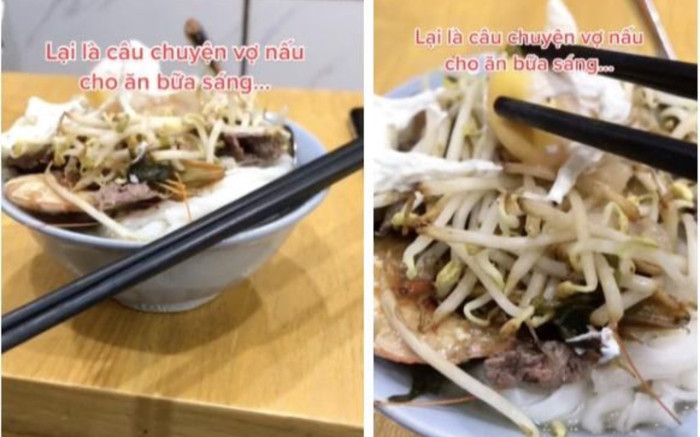 Vợ dậy sớm nấu ăn sáng, chồng đăng lên mạng kèm 1 câu ai nghe cũng tủi thân Ảnh 2