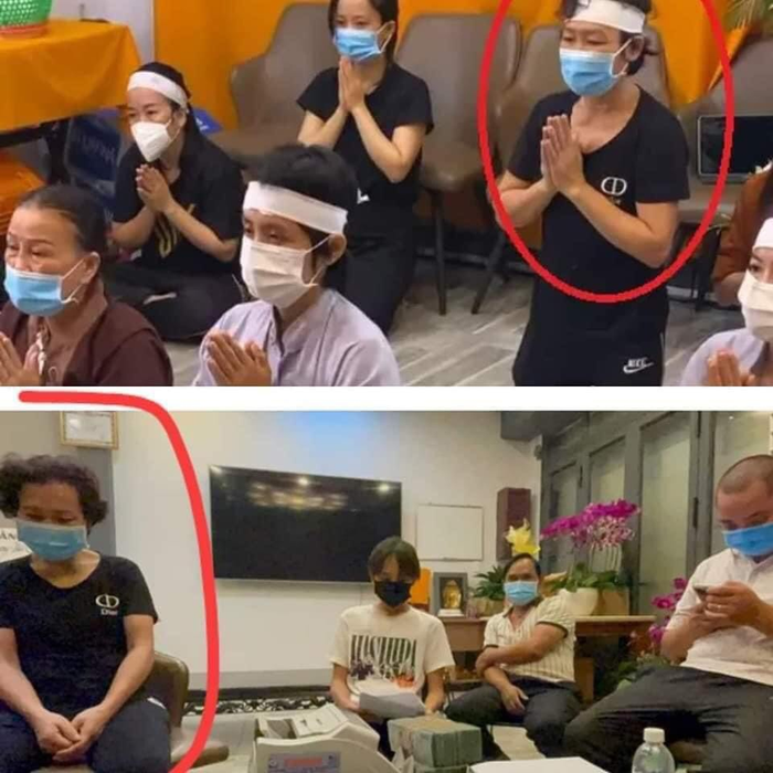 Netizen phát hiện mẹ Hồ Văn Cường cũng mặc lại những trang phục giống nhau.