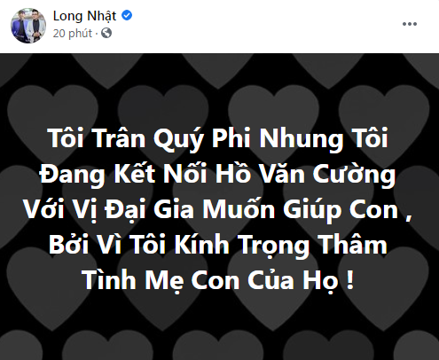 Long Nhật tiết lộ có một vị đại gia miền Tây muốn cho Hồ Văn Cường căn nhà 5 tầng Ảnh 4