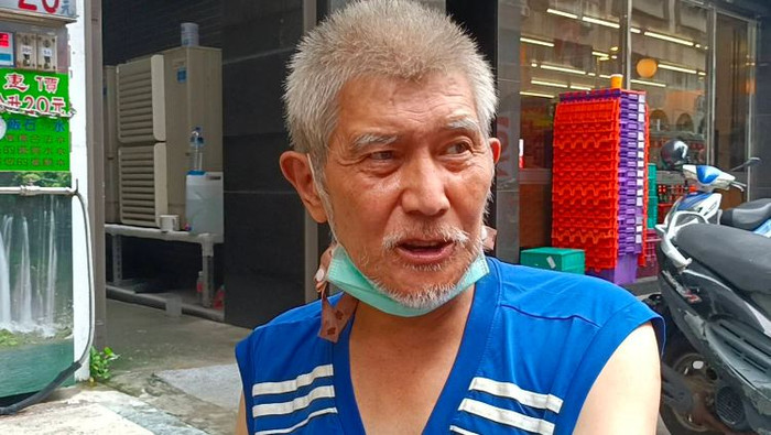 Ông Mão, người may mắn thoát chết trong vụ hỏa hoạn. 