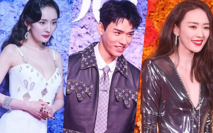Lộ nhan sắc thật của dàn sao Hoa ngữ trên thảm đỏ: Dương Mịch gặp biến vẫn 'ngút' thần thái Ảnh 2