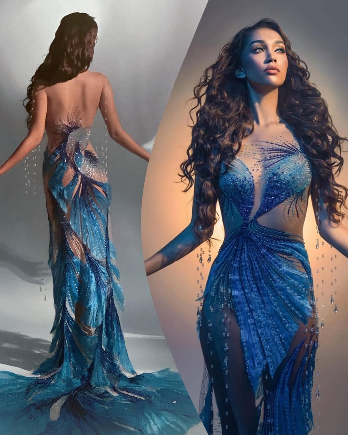 Cân đo 'Lốc xoáy ngân hà' của Thùy Tiên và thiết kế xuất thần Song ngư đến từ Indonesia Ảnh 6