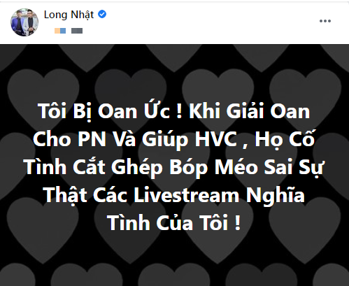 Long Nhật 'kêu oan' khi đứng ra phân trần ồn ào giữa cố ca sĩ Phi Nhung và Hồ Văn Cường Ảnh 4