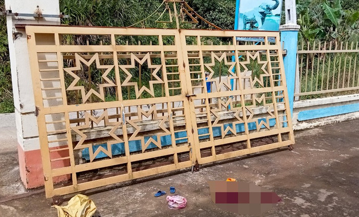 Hiện trường vụ việc. Ảnh: N.H/Zing