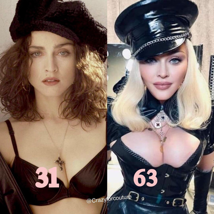 Madonna của năm 63 tuổi vẫn đầy sức hút như thuở 31.
