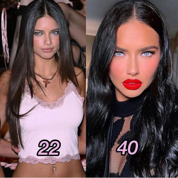 Adriana Lima ngày càng xinh đẹp hút hồn. 