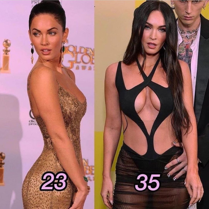Cả nhan sắc và đường cong của Megan Fox đều nóng bỏng dần theo thời gian. 